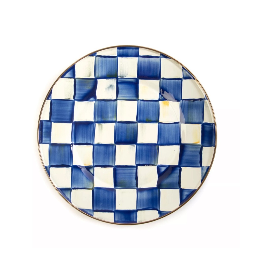 2 Mackenzie-Childs
Royal Check Dinner Plate